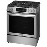 Frigidaire Gallery GCFG3059BF Gas Range, 6 cu. ft. Capacity, 30 inch Exterior Width, Manual Clean, Convection, 5 Burners, Storage Drawer, Air Fry, 18,000 BTU Highest Burner, Stainless Steel colour