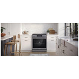 Frigidaire Gallery GCFG3060BF Gas Range, 6 cu. ft. Capacity, 30 inch Exterior Width, Self Clean, Convection, 5 Burners, Storage Drawer, Yes, 18,000 BTU Highest Burner, Stainless Steel colour