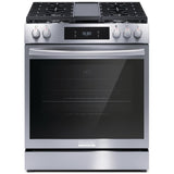 Frigidaire Gallery GCFG3060BF Gas Range, 6 cu. ft. Capacity, 30 inch Exterior Width, Self Clean, Convection, 5 Burners, Storage Drawer, Yes, 18,000 BTU Highest Burner, Stainless Steel colour