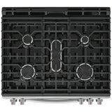 Frigidaire Gallery GCFG3070BF Gas Range, 6 cu. ft. Capacity, 30 inch Exterior Width, Self Clean, Convection, 5 Burners, Storage Drawer, Air Fry & Air Sous Vide, 18,000 BTU Highest Burner, Smudge-Proof® Stainless Steel colour