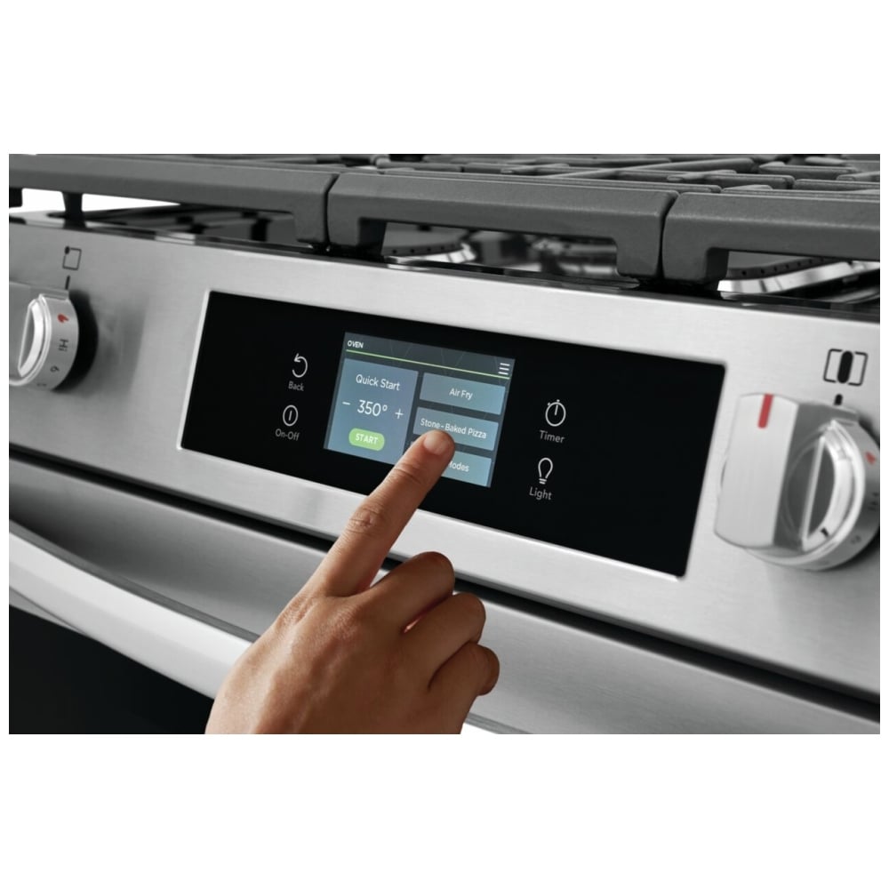 Frigidaire Gallery GCFG3070BF 30" Gas Range 6 Cu. Ft 18K BTU Pizza Bake