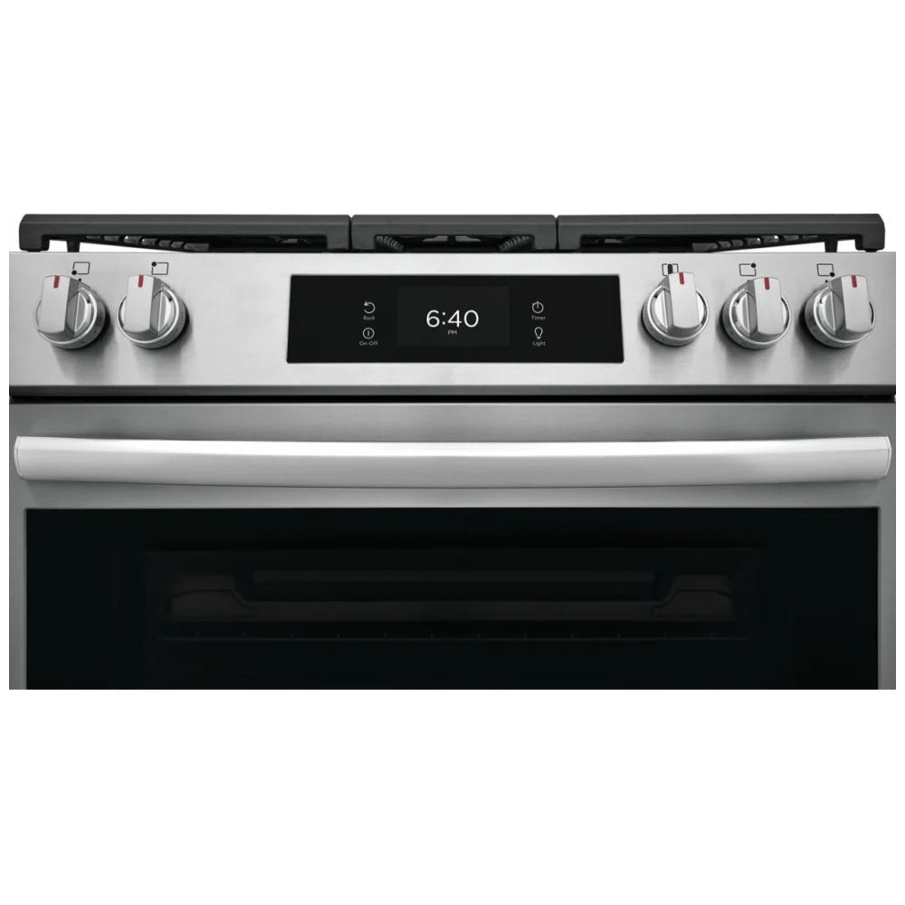 Frigidaire Gallery GCFG3070BF 30英寸燃气灶 6立方英尺 18K BTU 披萨烘烤