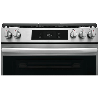 Frigidaire Gallery GCFG3070BF 30英寸燃气灶 6立方英尺 18K BTU 披萨烘烤