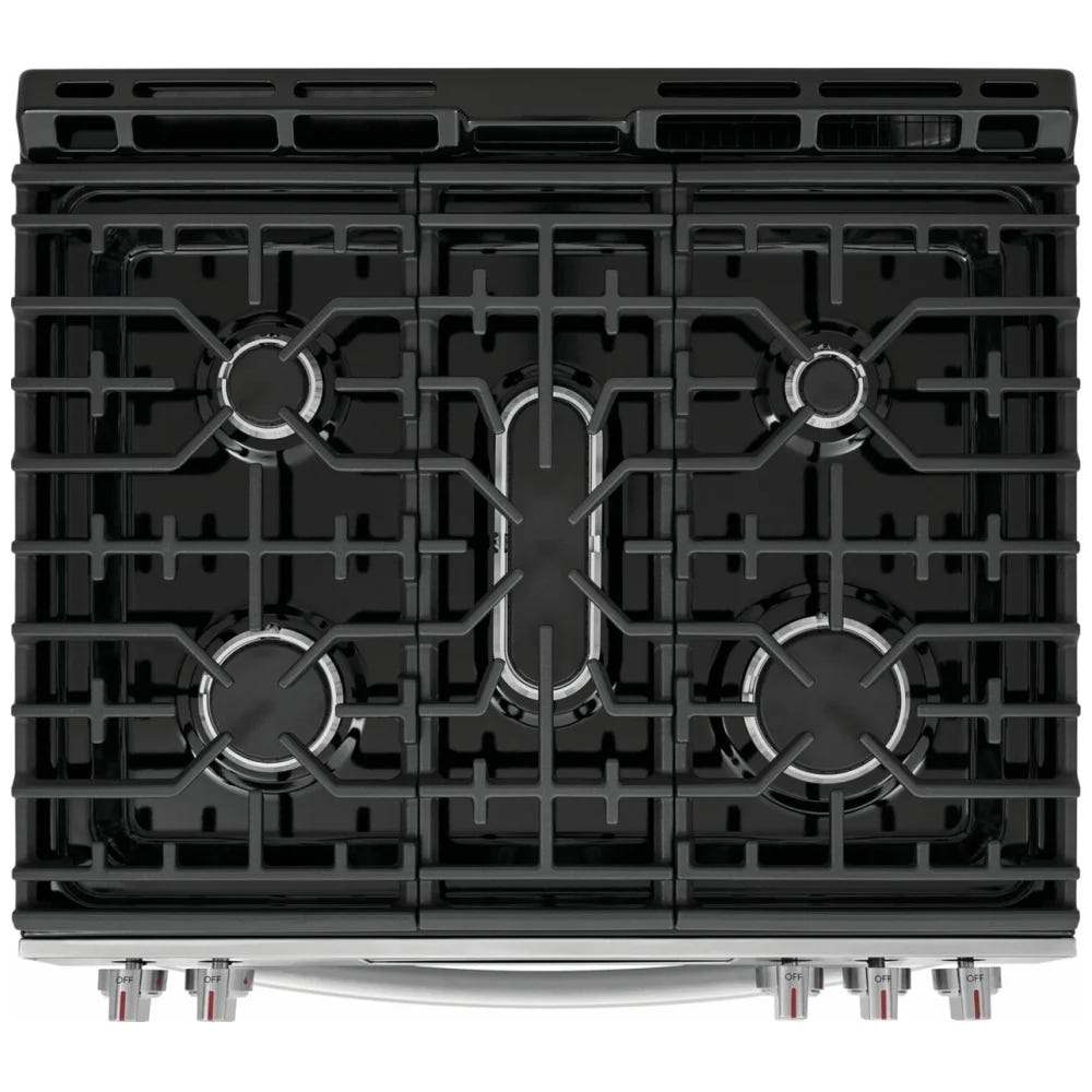 Frigidaire Gallery GCFG3070BF 30英寸燃气灶 6立方英尺 18K BTU 披萨烘烤
