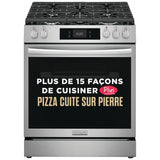 Frigidaire Gallery GCFG3070BF Gas Range, 6 cu. ft. Capacity, 30 inch Exterior Width, Self Clean, Convection, 5 Burners, Storage Drawer, Air Fry & Air Sous Vide, 18,000 BTU Highest Burner, Smudge-Proof® Stainless Steel colour