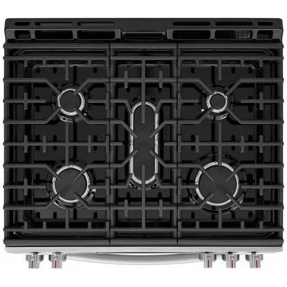 Frigidaire Gallery GCFG3070BF 30" Gas Range 6 Cu. Ft 18K BTU Pizza Bake