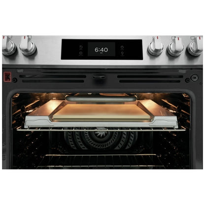 Frigidaire Gallery GCFG3070BF 30" Gas Range 6 Cu. Ft 18K BTU Pizza Bake