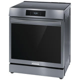 Frigidaire Gallery GCFI306CBD Induction Range, 6.2 cu. ft. Capacity, 30 inch Exterior Width, Convection, 5 Burners, Storage Drawer, Yes, Self Clean, 3,600 W Highest Element, Black Stainless Steel colour