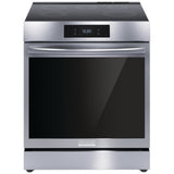 Frigidaire Gallery GCFI306CBF Induction Range, 6.2 cu. ft. Capacity, 30 inch Exterior Width, Convection, 5 Burners, Storage Drawer, Yes, Self Clean, 3,600 W Highest Element, Stainless Steel colour