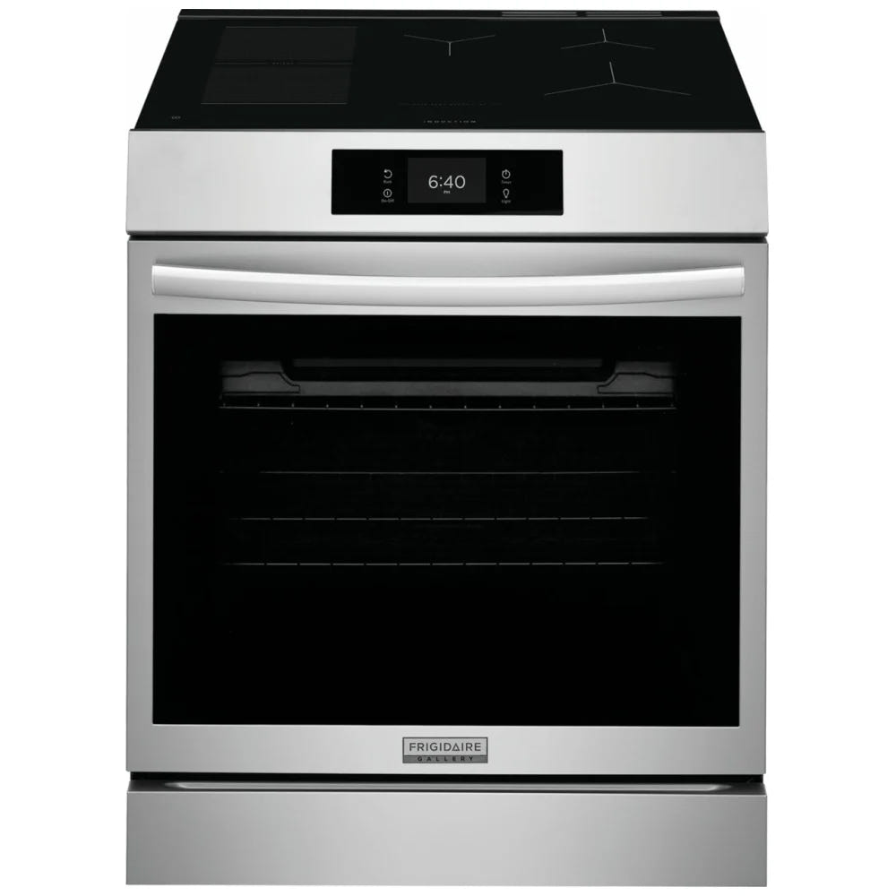 Frigidaire Gallery GCFI307CBF 30英寸电磁炉，6.2立方英尺披萨烘烤器