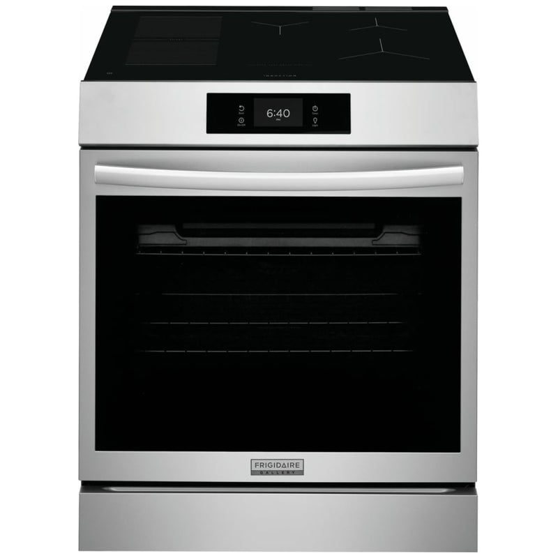 Frigidaire Gallery GCFI307CBF Induction Range, 6.2 cu. ft. Capacity, 30 inch Exterior Width, Convection, 5 Burners, Storage Drawer, Air Fry, Self Clean, 3,600 W Highest Element, Smudge-Proof® Stainless Steel colour