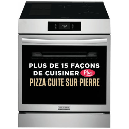 Frigidaire Gallery GCFI307CBF 30" Induction Range 6.2 Cu. Ft. Pizza Bake