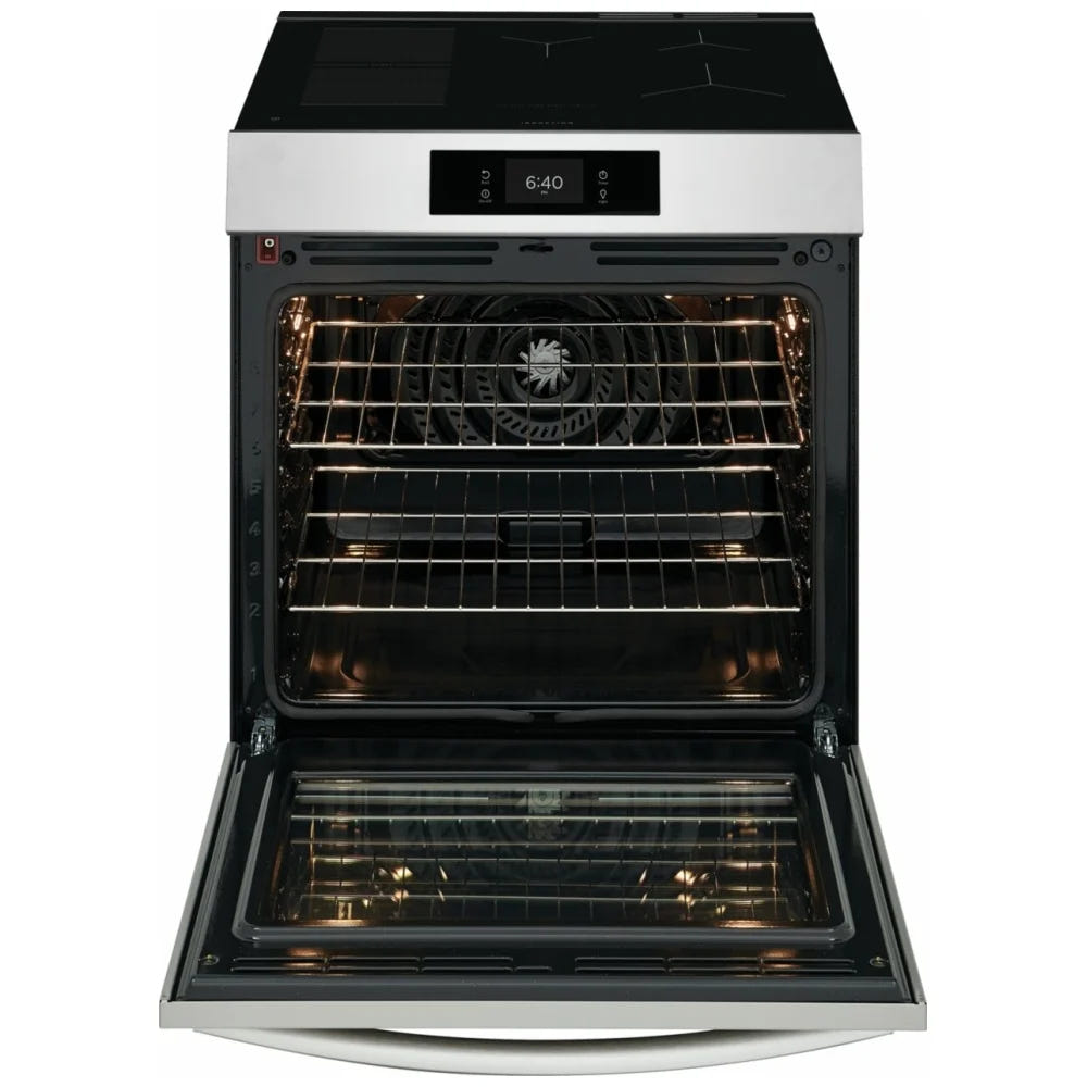 Frigidaire Gallery GCFI307CBF 30英寸电磁炉，6.2立方英尺披萨烘烤器