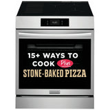 Frigidaire Gallery GCFI307CBF Induction Range, 6.2 cu. ft. Capacity, 30 inch Exterior Width, Convection, 5 Burners, Storage Drawer, Air Fry, Self Clean, 3,600 W Highest Element, Smudge-Proof® Stainless Steel colour