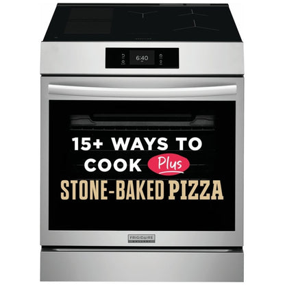Frigidaire Gallery GCFI307CBF 30" Induction Range 6.2 Cu. Ft. Pizza Bake