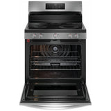 Frigidaire Gallery GCRE306CBF Electric Range, 5.3 cu. ft. Capacity, 30 inch Exterior Width, Convection, 5 Burners, Storage Drawer, Yes, Self Clean, 3,200 W Highest Element, Stainless Steel colour