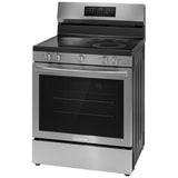 Frigidaire Gallery GCRE306CBF Electric Range, 5.3 cu. ft. Capacity, 30 inch Exterior Width, Convection, 5 Burners, Storage Drawer, Yes, Self Clean, 3,200 W Highest Element, Stainless Steel colour