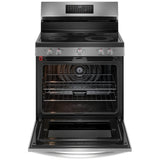 Frigidaire Gallery GCRE306CBF Electric Range, 5.3 cu. ft. Capacity, 30 inch Exterior Width, Convection, 5 Burners, Storage Drawer, Yes, Self Clean, 3,200 W Highest Element, Stainless Steel colour
