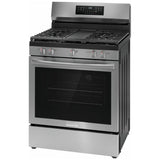 Frigidaire Gallery GCRG3060BF Gas Range, 5.1 cu. ft. Capacity, 30 inch Exterior Width, Self Clean, Convection, 5 Burners, Storage Drawer, Yes, 18,000 BTU Highest Burner, Stainless Steel colour