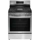 Frigidaire Gallery GCRG3060BF Gas Range, 5.1 cu. ft. Capacity, 30 inch Exterior Width, Self Clean, Convection, 5 Burners, Storage Drawer, Yes, 18,000 BTU Highest Burner, Stainless Steel colour