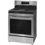Frigidaire Gallery GCRG3060BF Gas Range, 5.1 cu. ft. Capacity, 30 inch Exterior Width, Self Clean, Convection, 5 Burners, Storage Drawer, Yes, 18,000 BTU Highest Burner, Stainless Steel colour