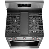 Frigidaire Gallery GCRG3060BF Gas Range, 5.1 cu. ft. Capacity, 30 inch Exterior Width, Self Clean, Convection, 5 Burners, Storage Drawer, Yes, 18,000 BTU Highest Burner, Stainless Steel colour