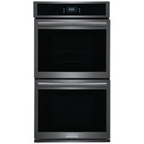 Frigidaire Gallery GCWD2767AD Double Wall Oven, 27 inch Exterior Width, Convection, Self Clean, 7.6 cu. ft. Capacity, Temperature Probe, Air Fry, Black Stainless Steel colour