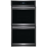 Frigidaire Gallery GCWD2767AD Double Wall Oven, 27 inch Exterior Width, Convection, Self Clean, 7.6 cu. ft. Capacity, Temperature Probe, Air Fry, Black Stainless Steel colour