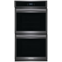 Frigidaire Gallery GCWD2767AD Double Wall Oven, 27 inch Exterior Width, Convection, Self Clean, 7.6 cu. ft. Capacity, Temperature Probe, Air Fry, Black Stainless Steel colour