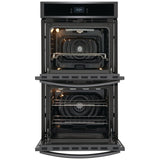 Frigidaire Gallery GCWD2767AD Double Wall Oven, 27 inch Exterior Width, Convection, Self Clean, 7.6 cu. ft. Capacity, Temperature Probe, Air Fry, Black Stainless Steel colour