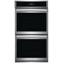 Frigidaire Gallery GCWD2767AF Double Wall Oven, 27 inch Exterior Width, Convection, Self Clean, 7.6 cu. ft. Capacity, Temperature Probe, Air Fry, Stainless Steel colour