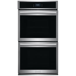 Frigidaire Gallery GCWD2767AF Double Wall Oven, 27 inch Exterior Width, Convection, Self Clean, 7.6 cu. ft. Capacity, Temperature Probe, Air Fry, Stainless Steel colour
