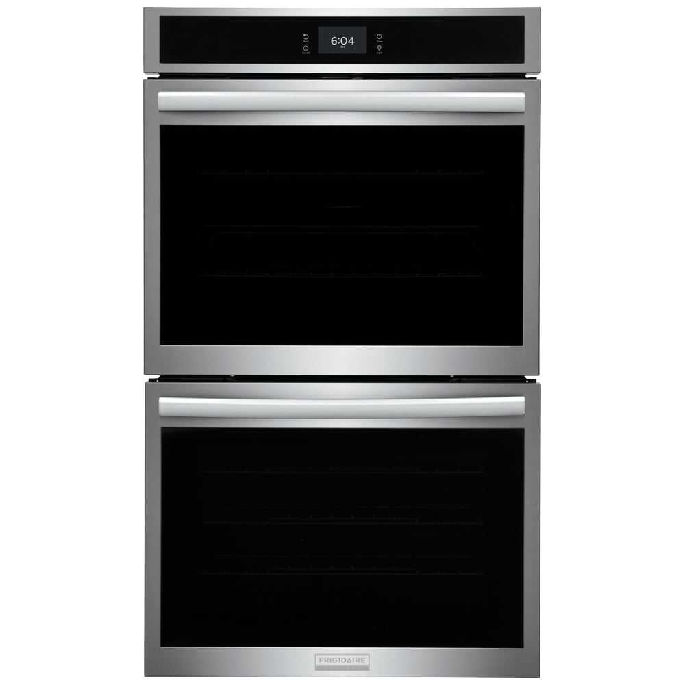 Frigidaire Gallery GCWD3067AF Double Wall Oven, 30 inch Exterior Width, Convection, Self Clean, 10.6 cu. ft. Capacity, Temperature Probe, Air Fry, Stainless Steel colour