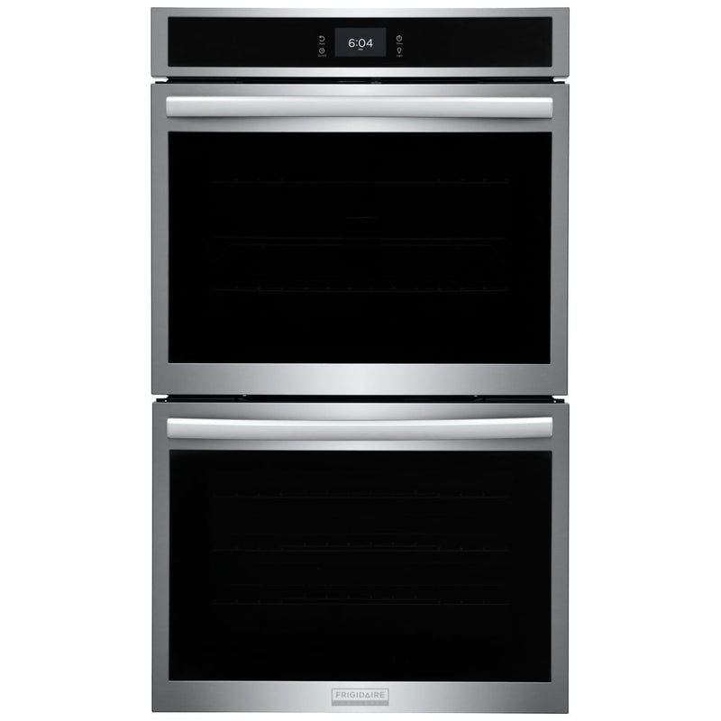 Frigidaire Gallery GCWD3067AF Double Wall Oven, 30 inch Exterior Width, Convection, Self Clean, 10.6 cu. ft. Capacity, Temperature Probe, Air Fry, Stainless Steel colour