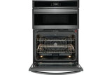 Frigidaire Gallery GCWM3067AD Microwave Wall Oven Combo, 30 inch Exterior Width, Convection, One Oven Self Clean, 5.3 cu. ft. Capacity, Temperature Probe, Air Fry, Black Stainless Steel colour