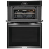 Frigidaire Gallery GCWM3067AD Microwave Wall Oven Combo, 30 inch Exterior Width, Convection, One Oven Self Clean, 5.3 cu. ft. Capacity, Temperature Probe, Air Fry, Black Stainless Steel colour