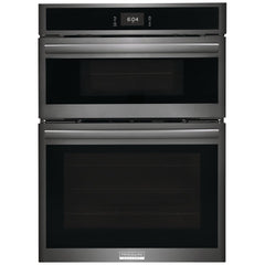 Frigidaire Gallery GCWM3067AD Microwave Wall Oven Combo, 30 inch Exterior Width, Convection, One Oven Self Clean, 5.3 cu. ft. Capacity, Temperature Probe, Air Fry, Black Stainless Steel colour