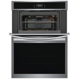 Frigidaire Gallery GCWM3067AF Microwave Wall Oven Combo, 30 inch Exterior Width, Convection, One Oven Self Clean, 5.3 cu. ft. Capacity, Temperature Probe, Air Fry, Stainless Steel colour
