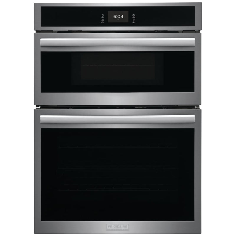 Frigidaire Gallery GCWM3067AF Microwave Wall Oven Combo, 30 inch Exterior Width, Convection, One Oven Self Clean, 5.3 cu. ft. Capacity, Temperature Probe, Air Fry, Stainless Steel colour