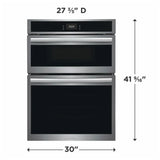 Frigidaire Gallery GCWM3070AF Microwave Wall Oven Combo, 30 inch Exterior Width, Convection, Self Clean, 7 cu. ft. Capacity, Temperature Probe, Air Fry, Stainless Steel colour