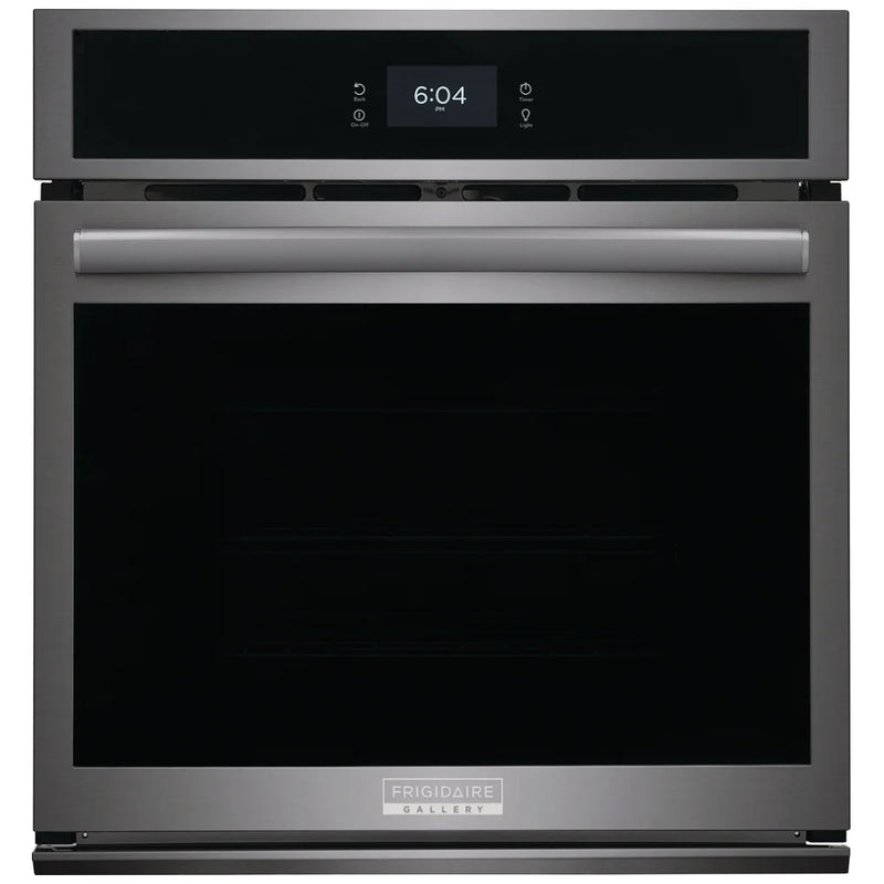 Frigidaire Gallery GCWS2767AD Single Wall Oven, 27 inch Exterior Width, Convection, Self Clean, 3.8 cu. ft. Capacity, Temperature Probe, Air Fry, Black Stainless Steel colour