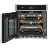 Frigidaire Gallery GCWS276SAF Single Wall Oven, 27 inch Exterior Width, Convection, Self Clean, 3.58 cu. ft. Capacity, Temperature Probe, Air Fry, Stainless Steel colour Category: Single Wall Ovens