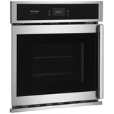 Frigidaire Gallery GCWS276SAF Single Wall Oven, 27 inch Exterior Width, Convection, Self Clean, 3.58 cu. ft. Capacity, Temperature Probe, Air Fry, Stainless Steel colour Category: Single Wall Ovens