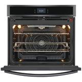 Frigidaire Gallery GCWS3067AD Single Wall Oven, 30 inch Exterior Width, Convection, Self Clean, 5.3 cu. ft. Capacity, Temperature Probe, Air Fry, Black Stainless Steel colour