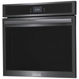 Frigidaire Gallery GCWS3067AD Single Wall Oven, 30 inch Exterior Width, Convection, Self Clean, 5.3 cu. ft. Capacity, Temperature Probe, Air Fry, Black Stainless Steel colour
