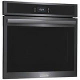 Frigidaire Gallery GCWS3067AD Single Wall Oven, 30 inch Exterior Width, Convection, Self Clean, 5.3 cu. ft. Capacity, Temperature Probe, Air Fry, Black Stainless Steel colour