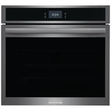 Frigidaire Gallery GCWS3067AD Single Wall Oven, 30 inch Exterior Width, Convection, Self Clean, 5.3 cu. ft. Capacity, Temperature Probe, Air Fry, Black Stainless Steel colour