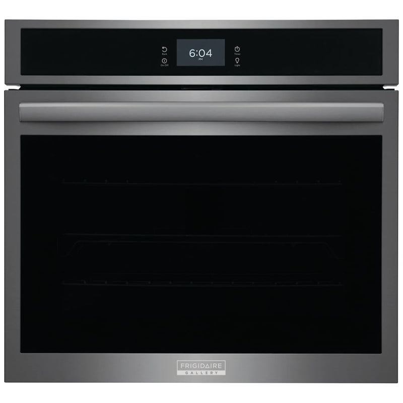 Frigidaire Gallery GCWS3067AD Single Wall Oven, 30 inch Exterior Width, Convection, Self Clean, 5.3 cu. ft. Capacity, Temperature Probe, Air Fry, Black Stainless Steel colour