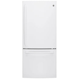 GE GDE21DGKWW Bottom Freezer Refrigerator