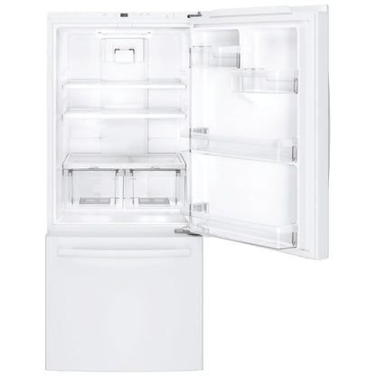 GE GDE21DGKWW Bottom Freezer Refrigerator